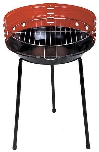 Gratar gradina portabil, grill cromat - Caorle 37x45cm