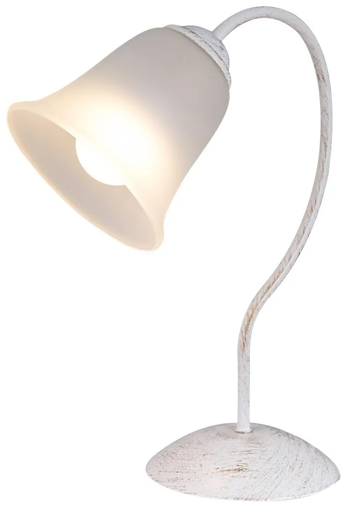 Veioza design clasic FABIOLA alb antic 7260 RX