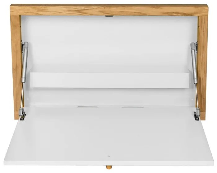 Masă de perete pliabilă Woodman Brenta, alb