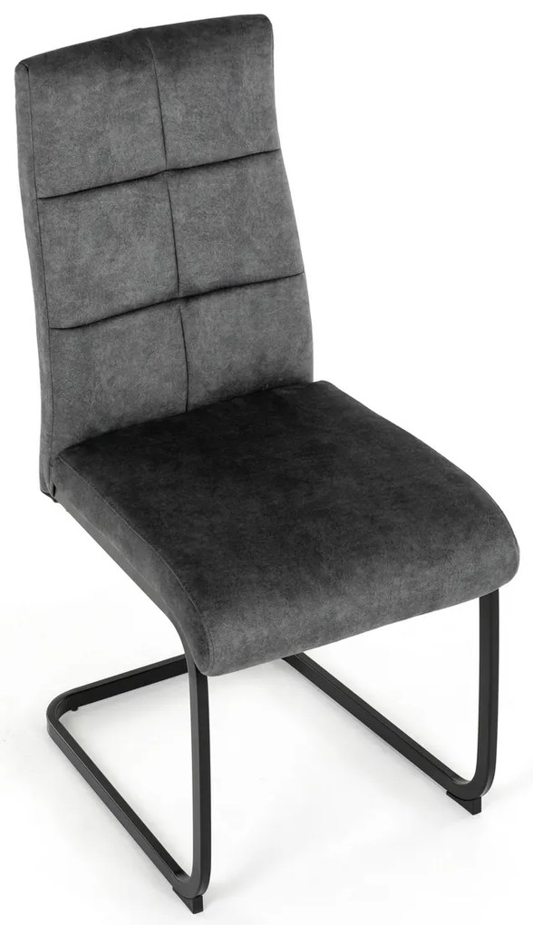Set de scaune de sufragerie Vintage DCL-D1275GREY4, 4 buc