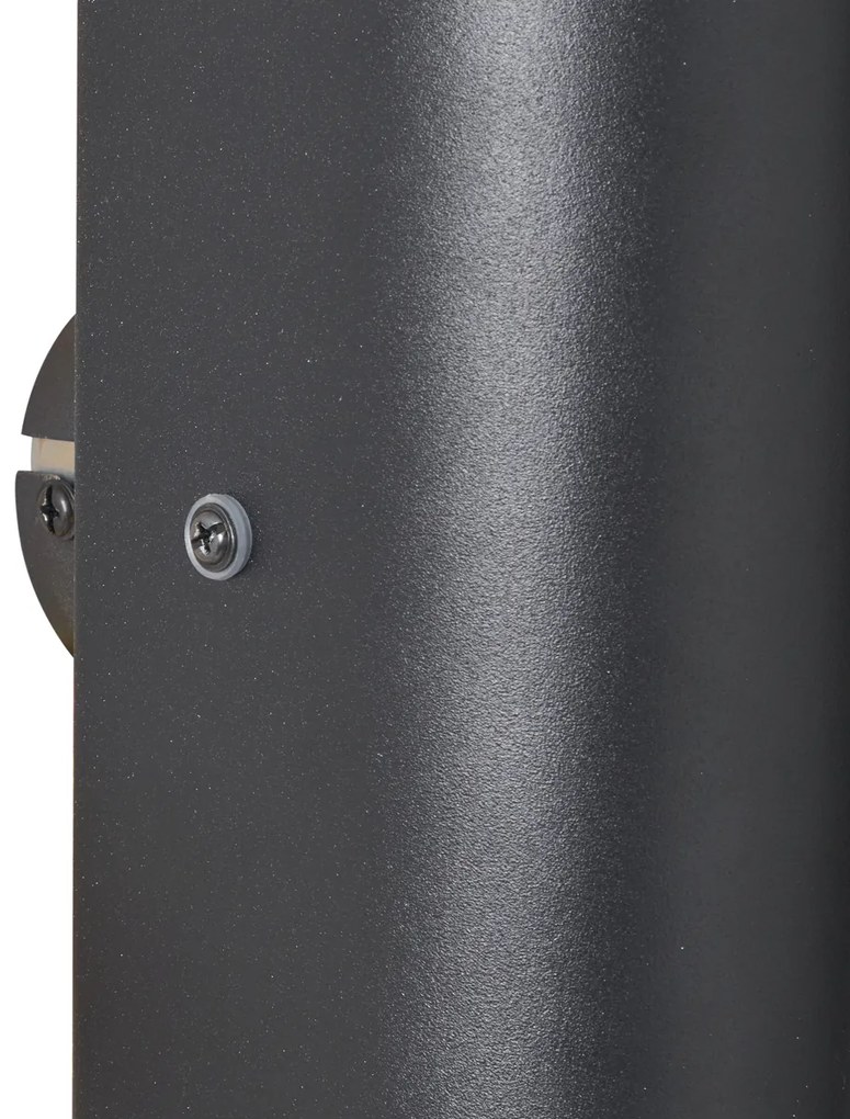 Lampă de perete modernă neagră cu 2 lumini - Gotthard