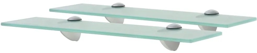 vidaXL Rafturi suspendate, 2 buc,. 40 x 10 cm, sticlă, 8 mm