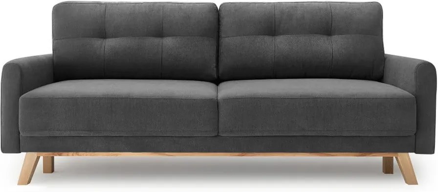 Canapea extensibilă Bobochic Paris Balio, gri închis