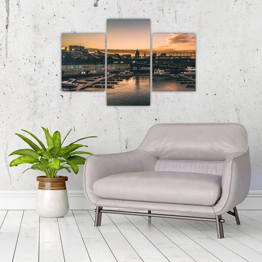 Tablou - orașul port (90x60 cm)