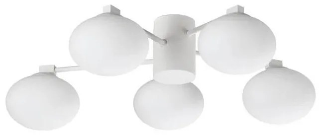 Lustră LED aplicată Ideal Lux HERMES 5xG9/3W/230V d. 60 cm alb
