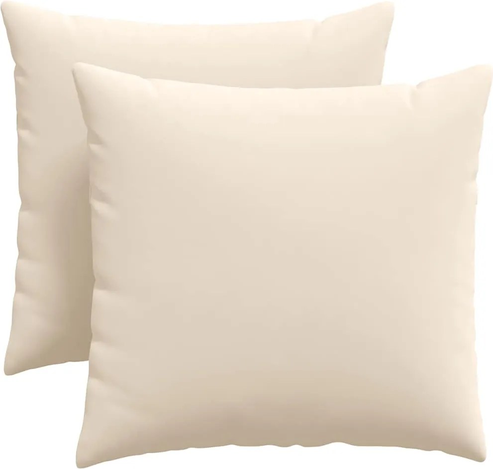 vidaXL Perne pentru canapea 2 pcs Bej 45 x 45 cm țesătură