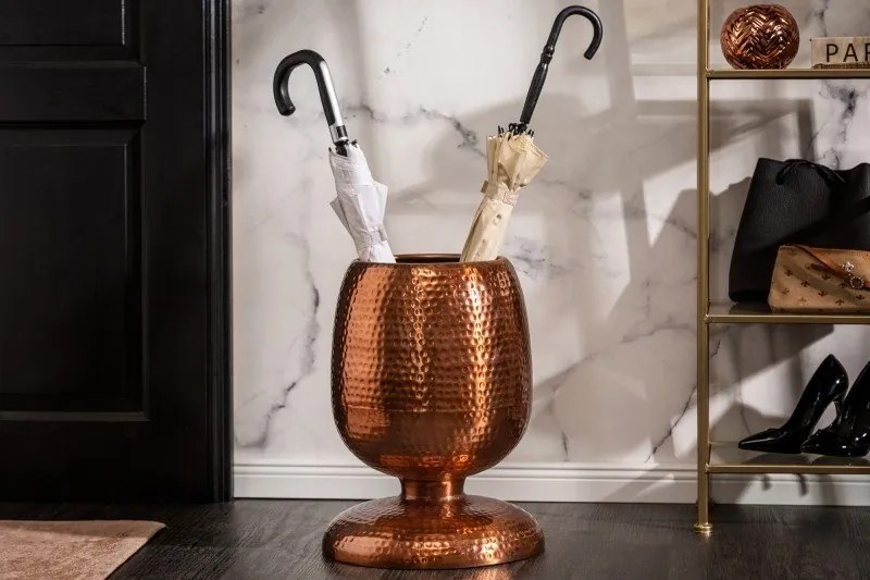 Masuta auxiliara design unicat Orient 36cm cupru