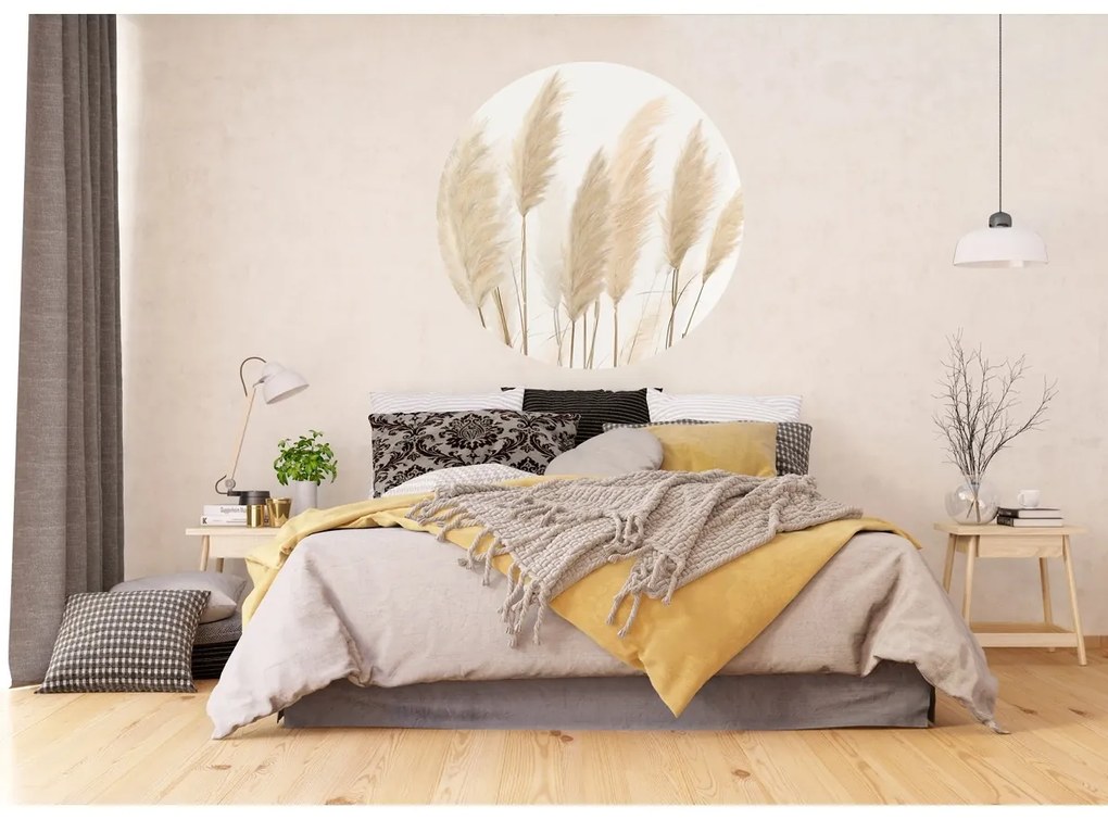 Fototapet circular Pampas 125 x 125 cm, 2 părți