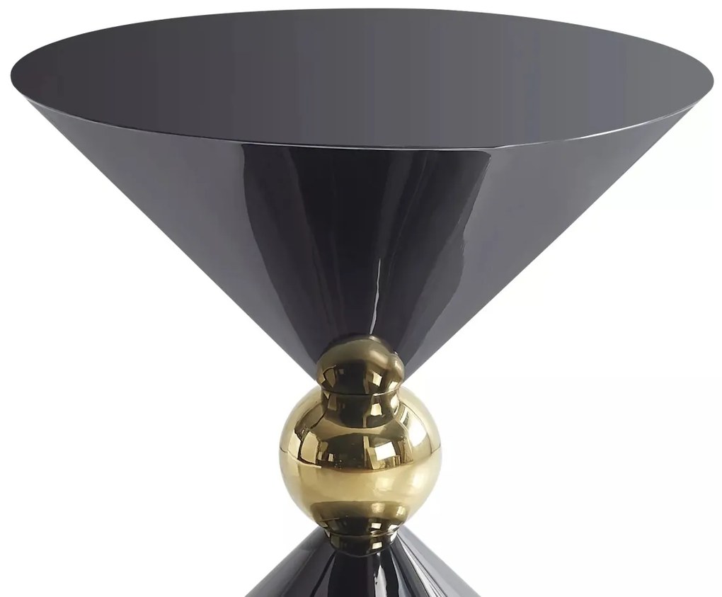 Masuta de cafea Mira neagra ø50/h56 cm