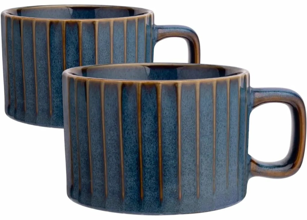 Altom Set of 2 cups Reactive Stripes 220 ml