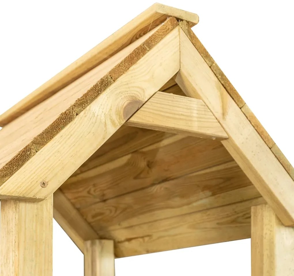 Turn de joaca, 285x120x226,5 cm, lemn de pin impregnat