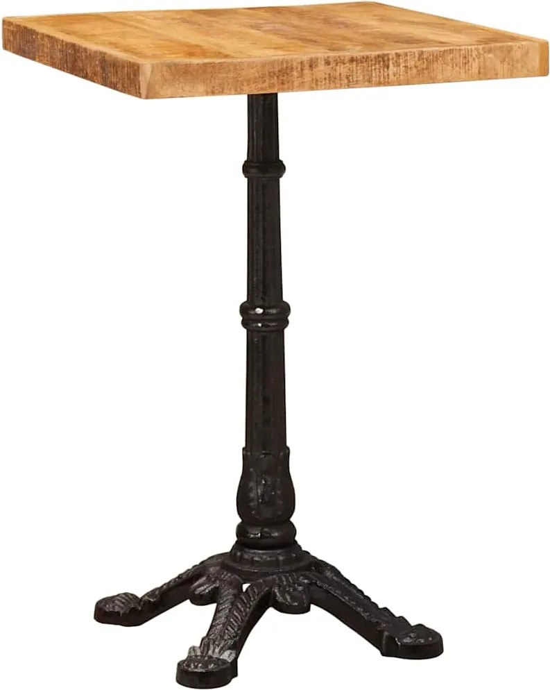 vidaXL Masă de bistro Maro 50 x 50 x 76 cm Lemn de mango solid