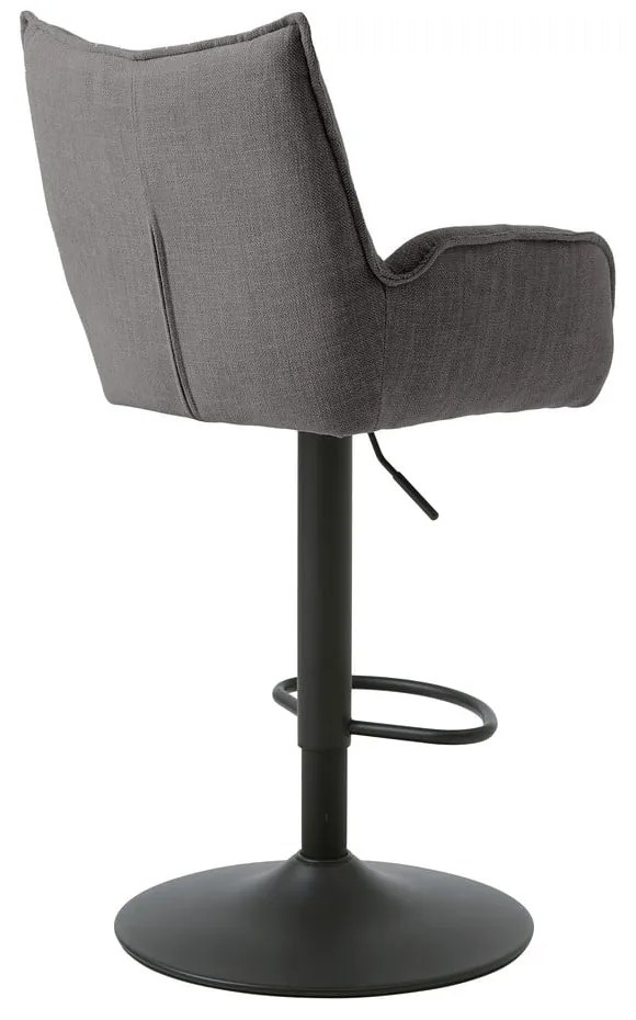 Scaune de bar gri cu înălțime ajustabilă 2 buc. Marilla – Unique Furniture