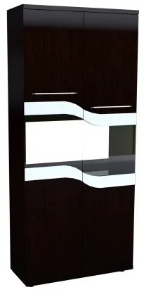 Dulap Sigma vitrina 2 usi wenge