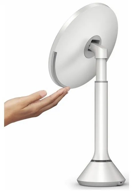 Oglindă Simplehuman cu luminozitate reglabilă Dual LED, alb