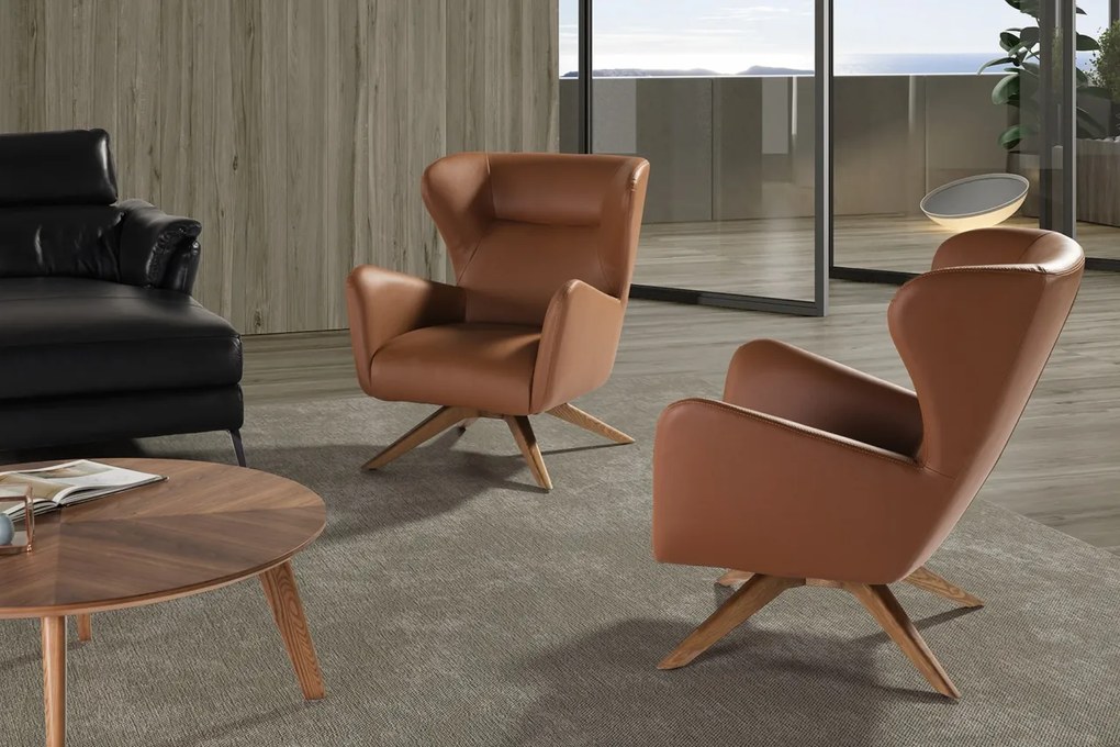 Fotoliu pivotant design nordic Antonio AC-SF-801E