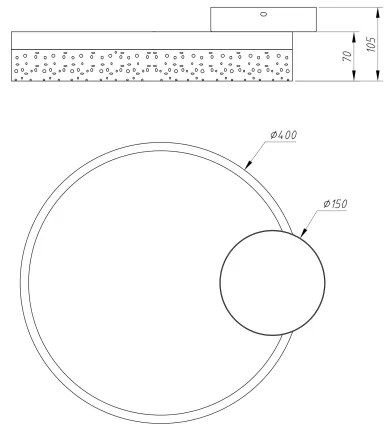 Globo 68225-24 - Plafonieră LED SMITTY LED/24W/230V