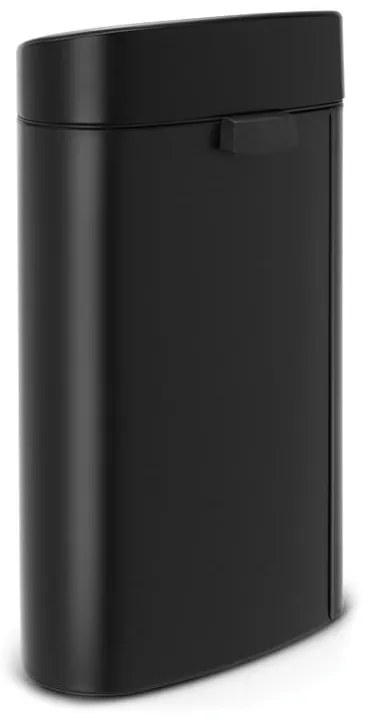 Coș de gunoi negru mat cu senzori de atingere din oțel 40 l Touch Bin – Brabantia