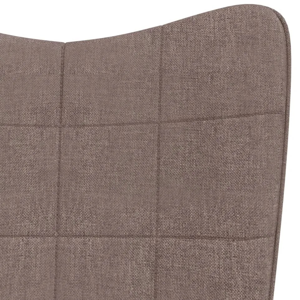 Scaun de relaxare, gri taupe, material textil 1, Gri taupe