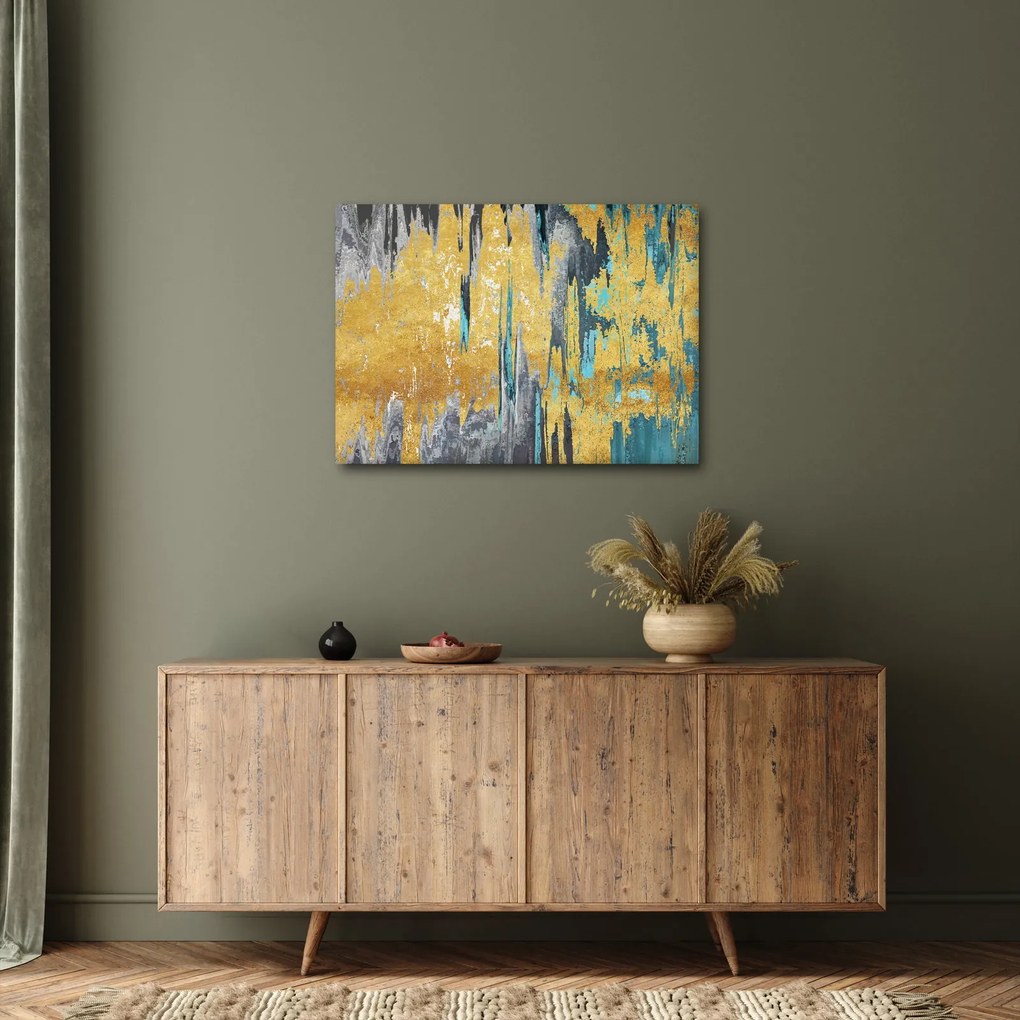 Tablou - Design auriu (70x50 cm)