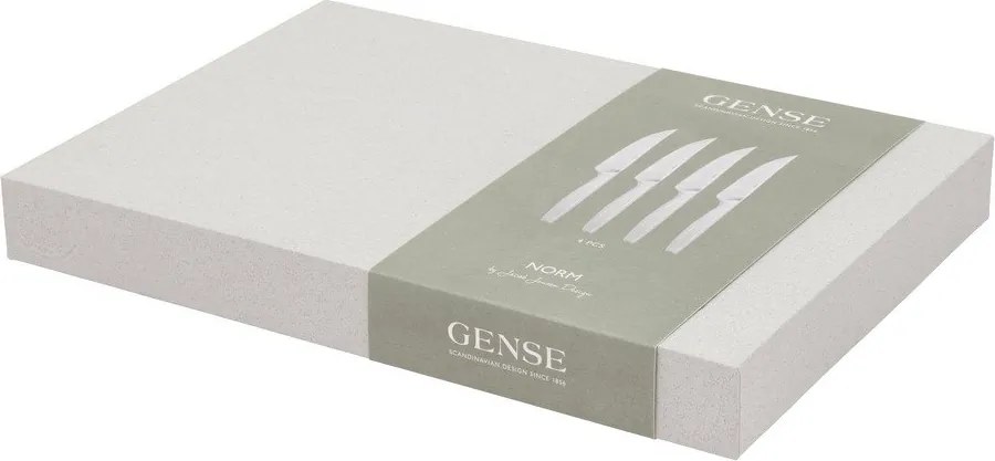 Tacâmuri argintii din oțel inoxidabil 4 buc. Norm – Gense