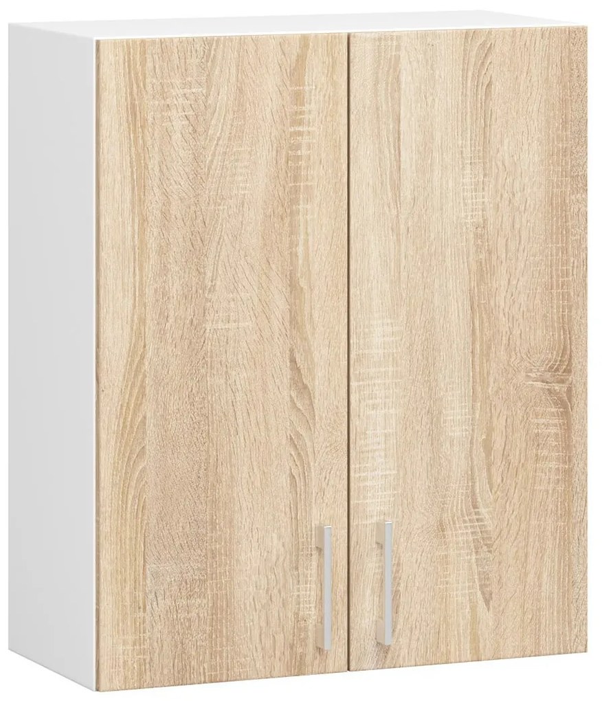 Dulap superior de bucătărie Lula W60 720 (alb + stejar sonoma). 1068942