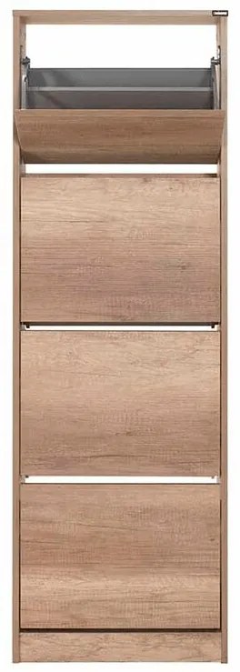 Pantofar Adore Tall, 4 compartimente, 16 perechi, 51 x 157 x 26 cm