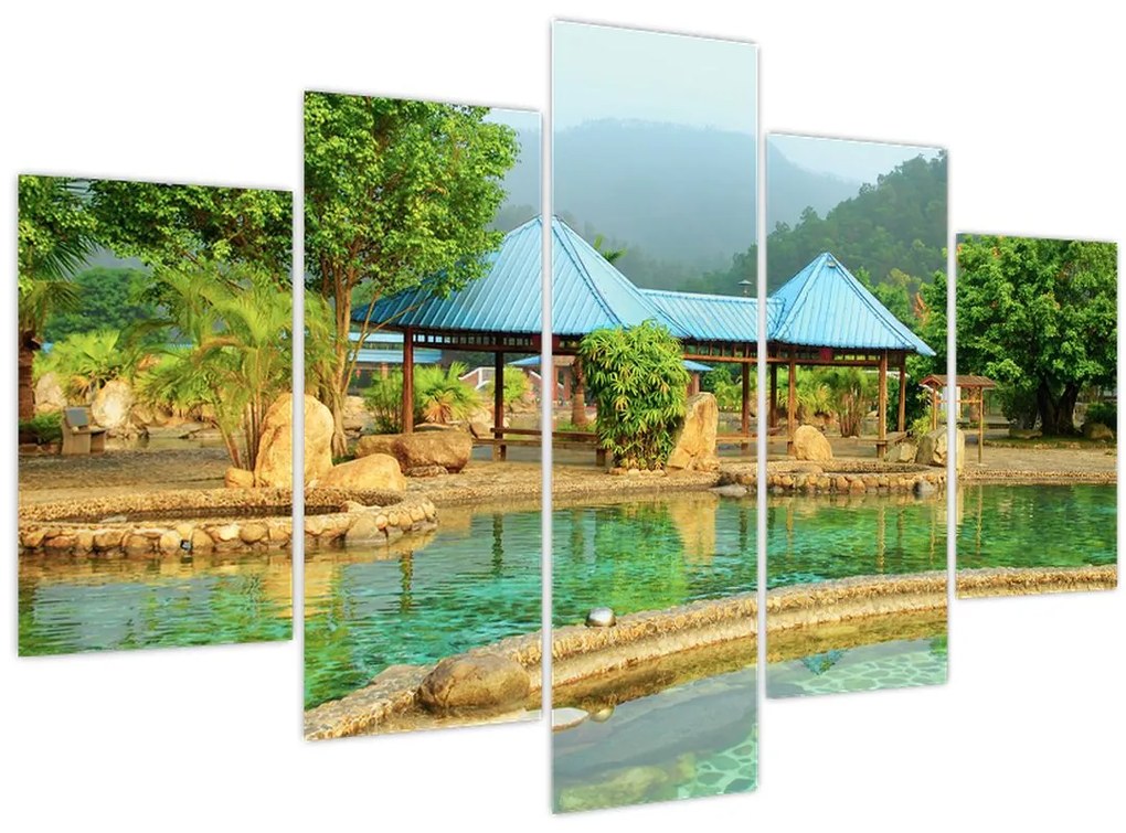 Shanghai hotel park (150x105 cm)