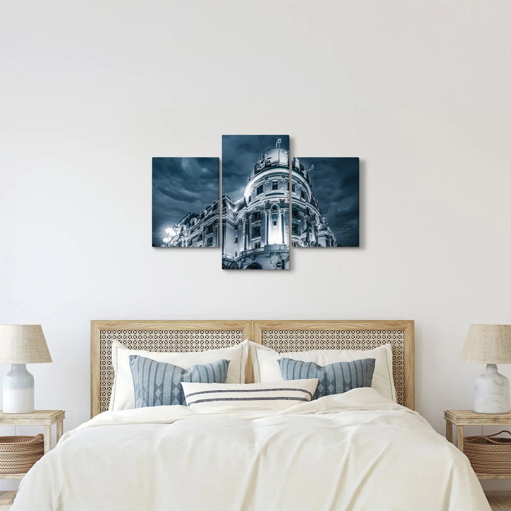 Tablou cu arhitectură în întuneric (90x60 cm)
