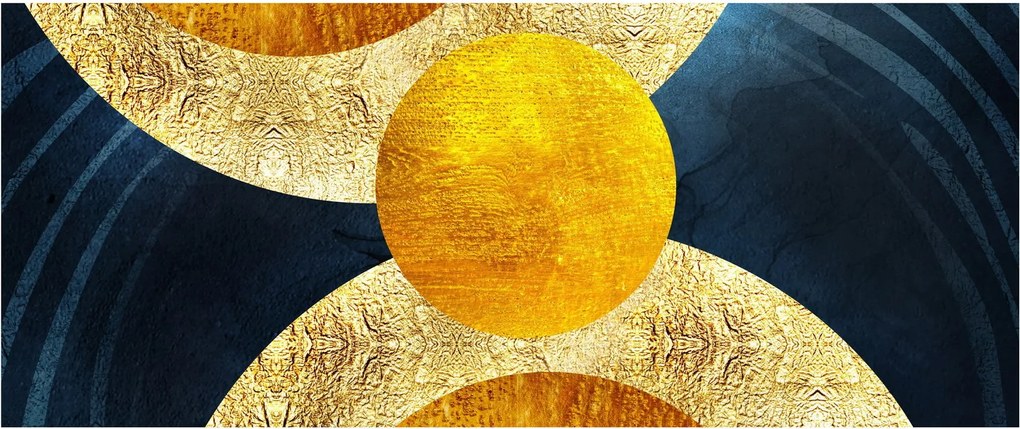 Tablou - Cercuri (120x50 cm)