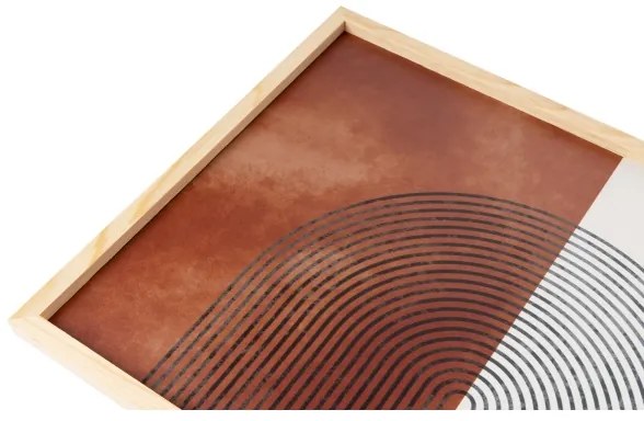 SET 3x pictură în ramă foto 50x70 cm bej/maro