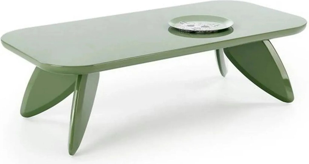 Masuta cafea SORAYA, verde deschis, 120x60x36 cm