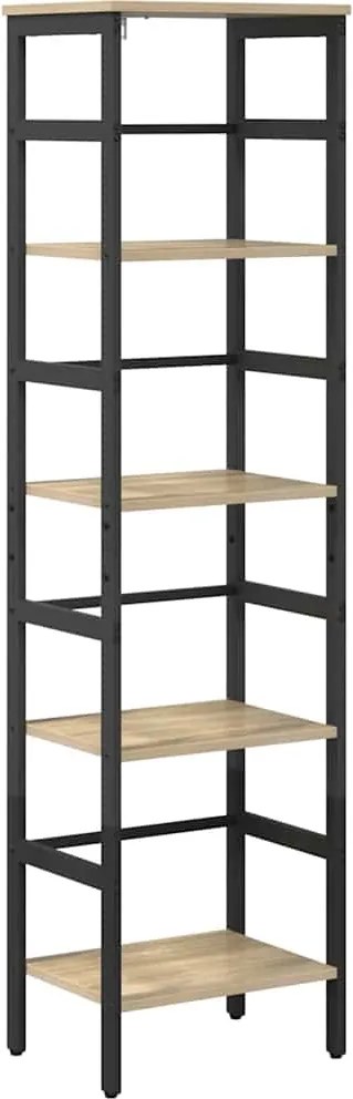 vidaXL Raft pentru cărți Stejar Sonoma 40 x 29,5 x 149 cm