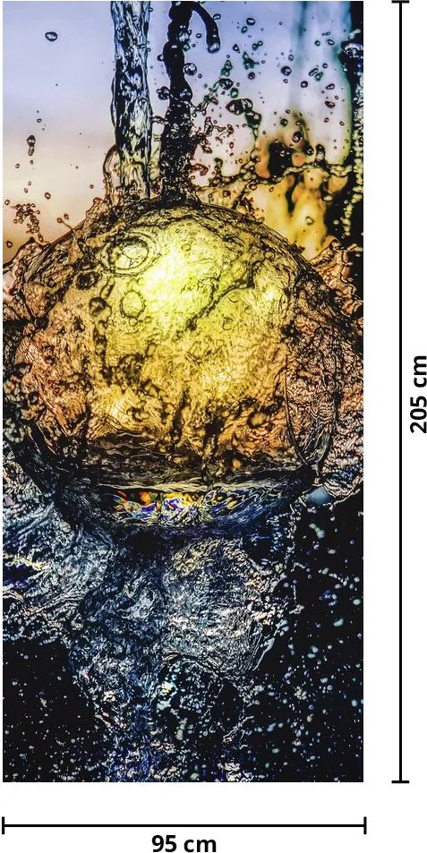 Fototapet pentru ușă - Apa (95x205cm)