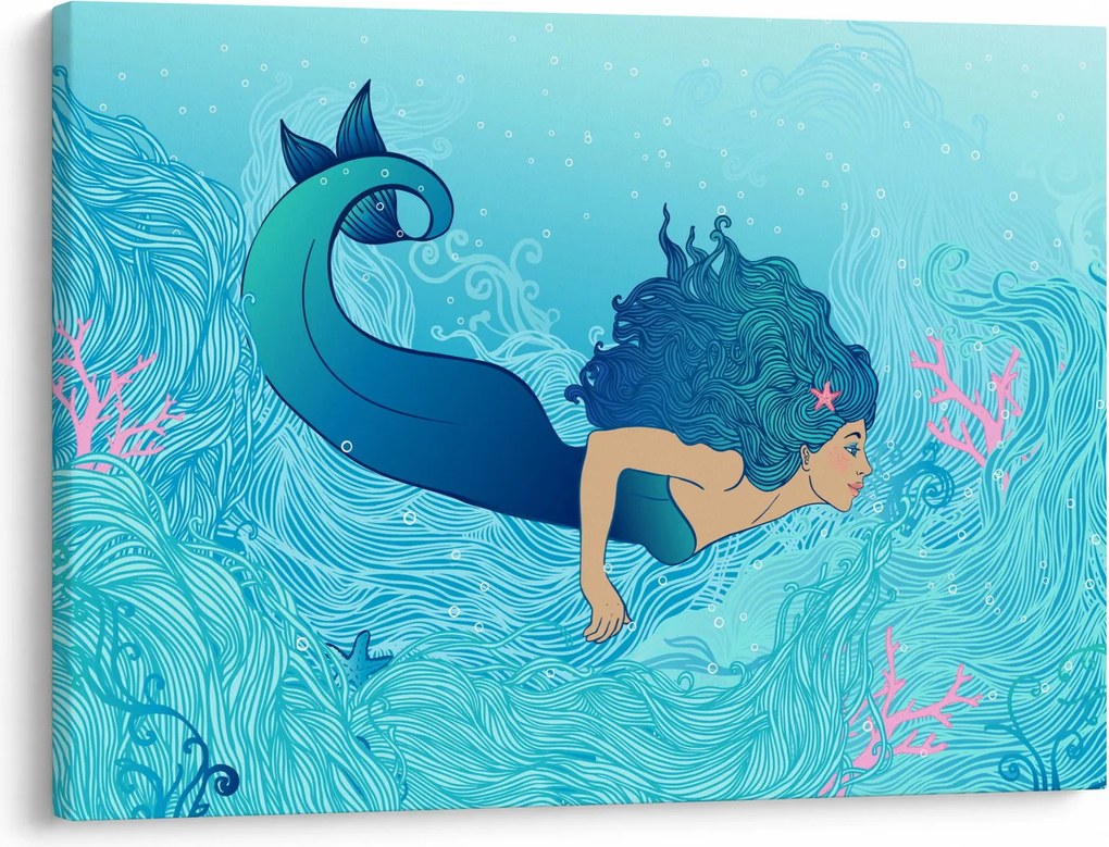 Tablou - Sirena (70x50 cm)