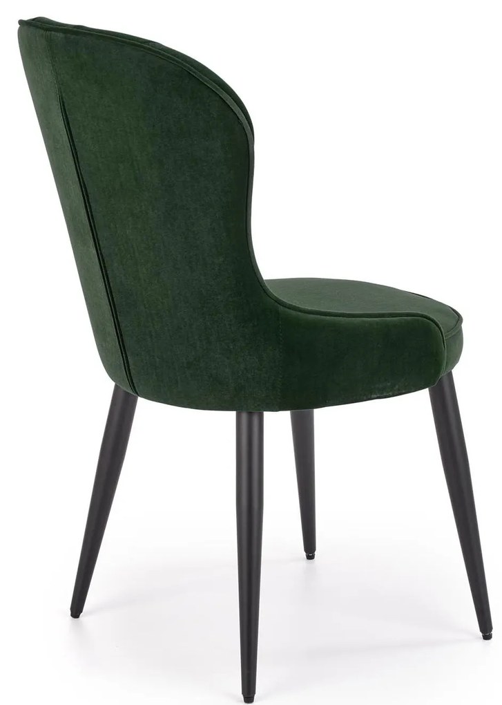 Scaun de sufragerie Nerida (verde închis). 1008203