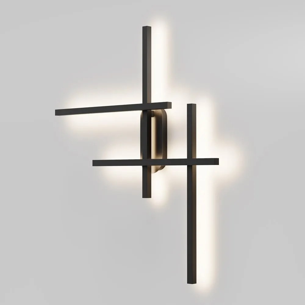 Aplica LED stil minimalist Model negru