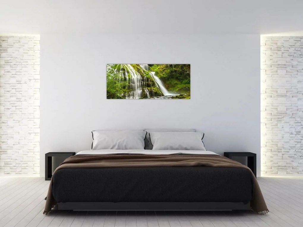 Tablou - Cascada, Wind River Valley (120x50 cm)