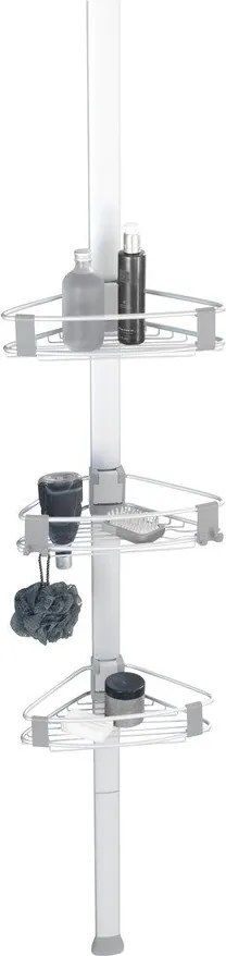 Raft pentru baie argintiu mat telescopic din aluminiu Purio – Wenko