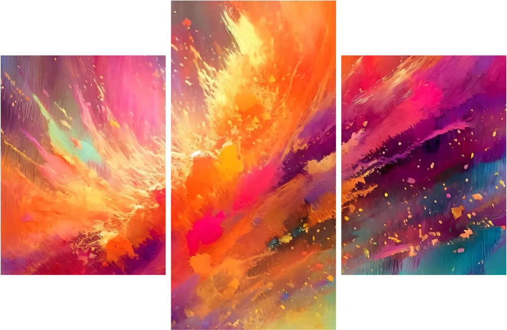 Tablou - Abstractizare dinamică (90x60 cm)
