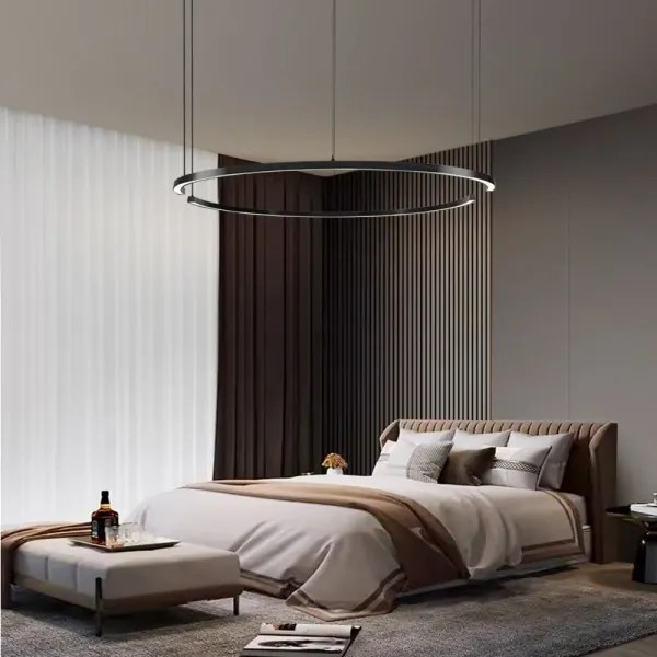 Immax NEO 07329L - Lustră LED dimabilă pe cablu FINO 72W/230V 120 cm negru Tuya+telecomandă