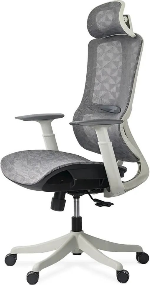 Scaun ergonomic SYYT 9511 gri, tetieră 2D și multiblock