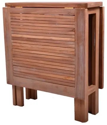 Masă pliabilă de grădină DIVERO din lemn de tec