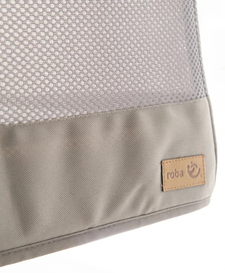 Pătuț leagăn gri 90x45 cm Safe asleep – Roba