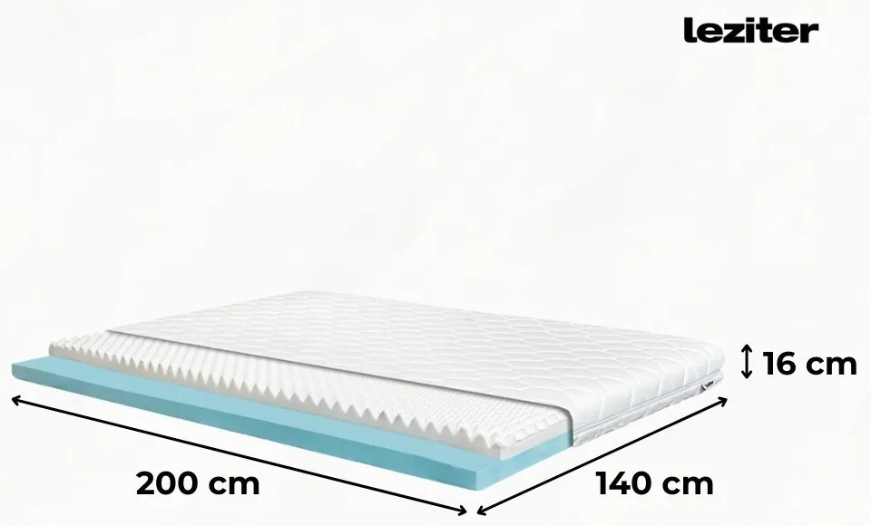 Saltea din spumă DreamX 140x200x16