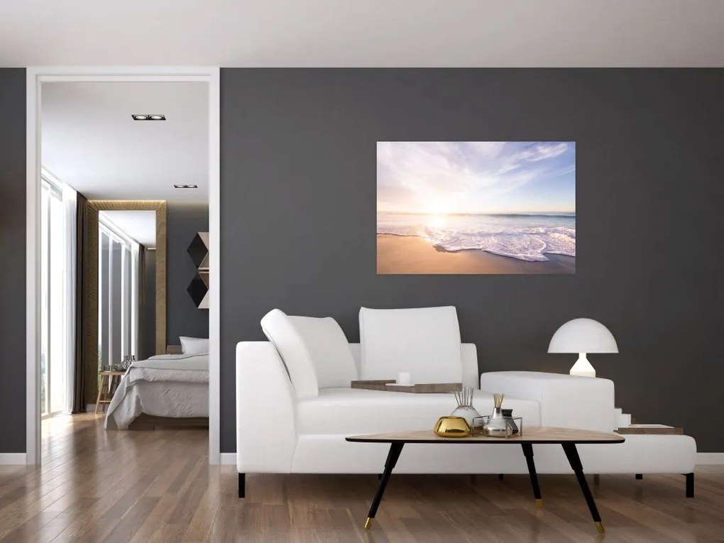 Tablou cu plaja cu nisip (90x60 cm)