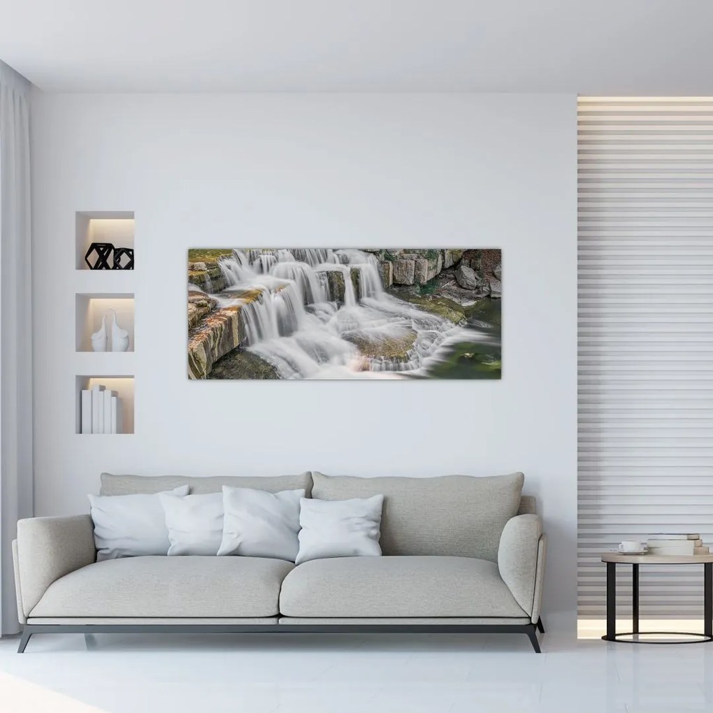 Tablou cu cascade (120x50 cm)