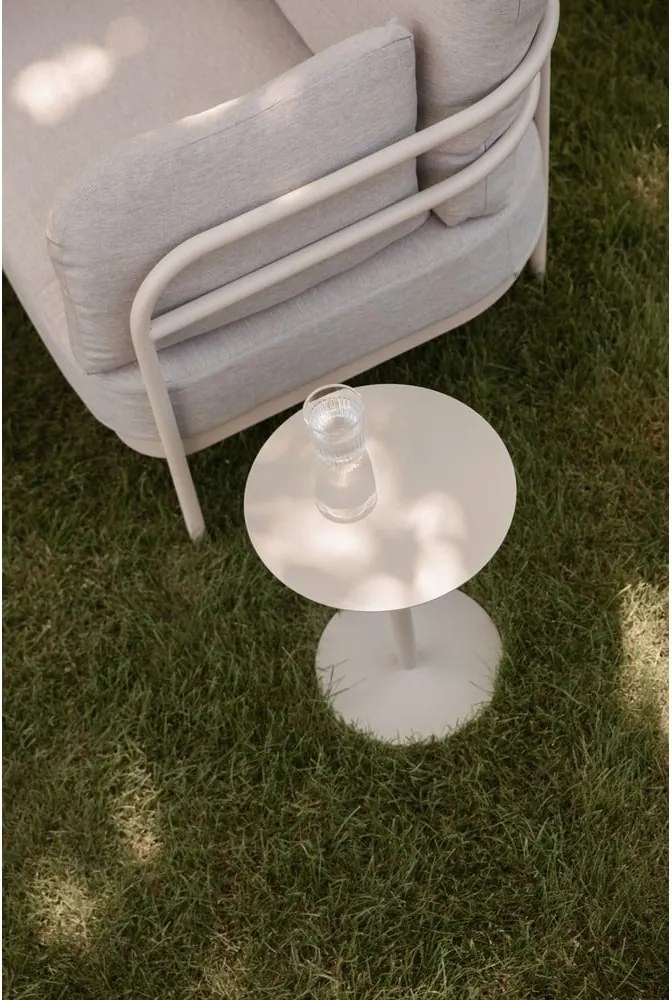 Măsuță auxiliară rotundă din oțel ø 35 cm Snow – Zuiver