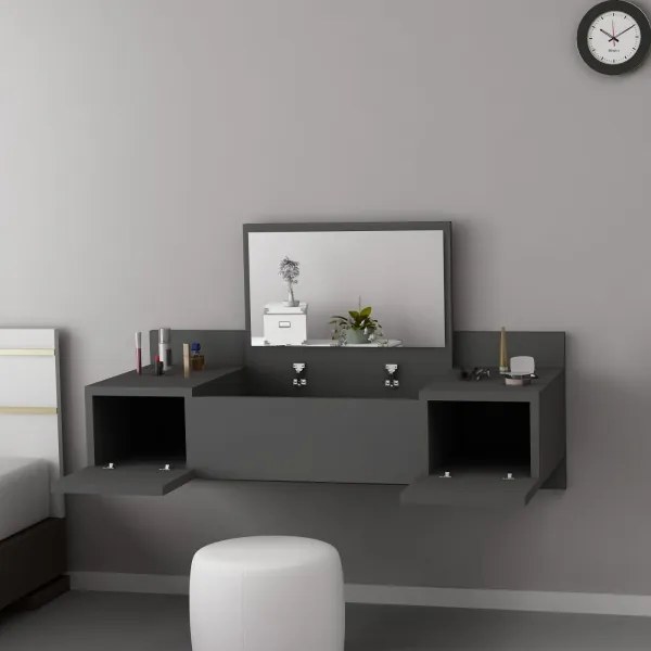 Masă de toaletă ZAKKUM 33x100 cm antracit