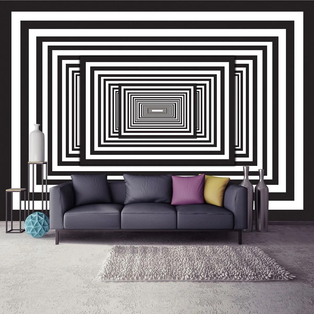 Fototapet - Albnegu tunel 3D (254x184 cm)